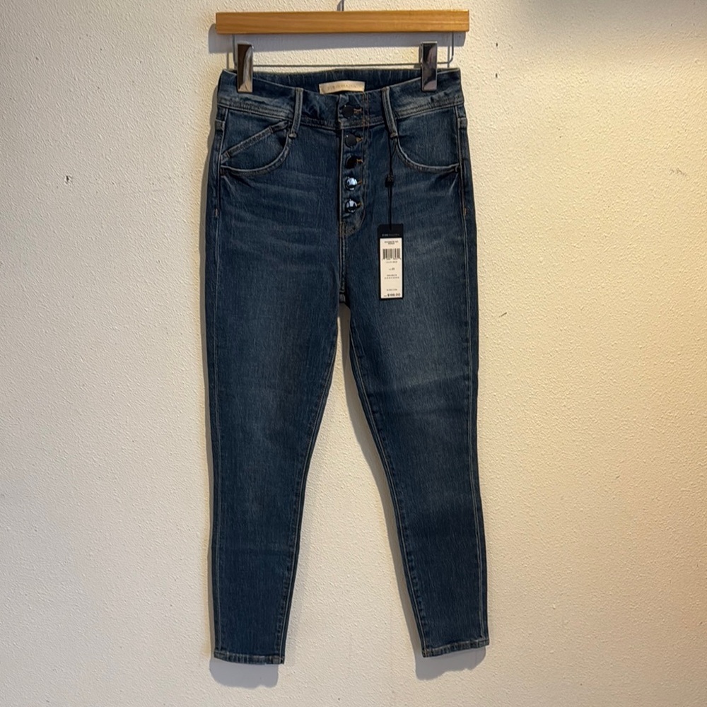 BCBGMaxAzria Dark Blue Ankle Jeans
